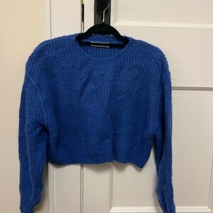 Royal Blue Crew Neck Sweater